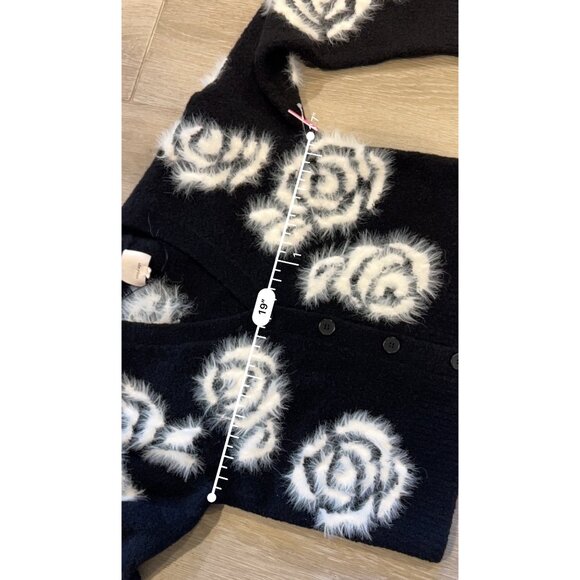 Cinq à Sept Aerin Abstract Floral Long Sleeve Sweater size XS - Picture 10 of 10